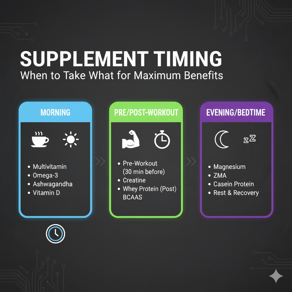 Supplement Timing: When to Take What for Maximum Benefits