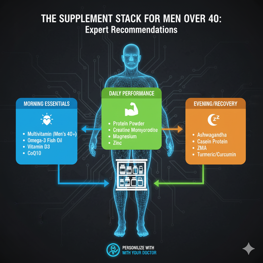 The Supplement Stack for Men Over 40: Expert Recommendations