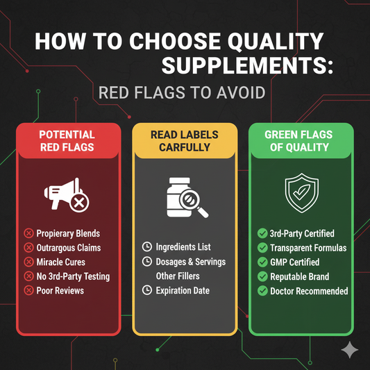 How to Choose Quality Supplements: Red Flags to Avoid